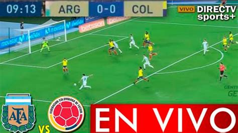 argentina vs colombia en vivo online